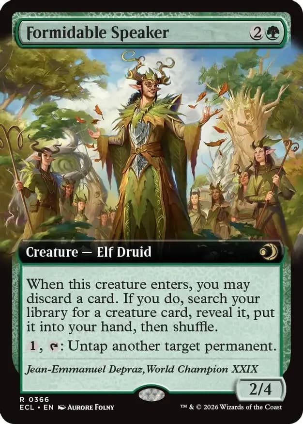 Formidable Speaker (Extended Art)